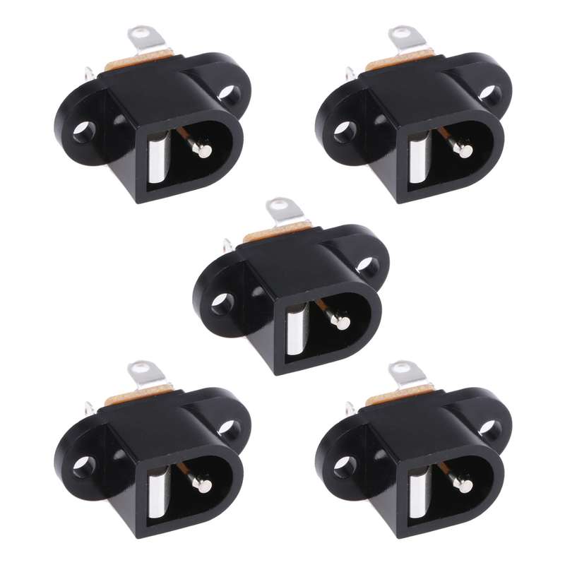 جک مادگی آداپتور مدل 2.1mm-DC بسته 5 عددی