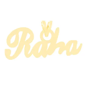 آویز گردنبند طلا 18 عیار زنانه الن نار مدل ELN3559