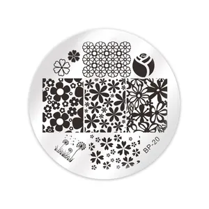 شابلون طراحی ناخن برن پرتی مدل BP-020