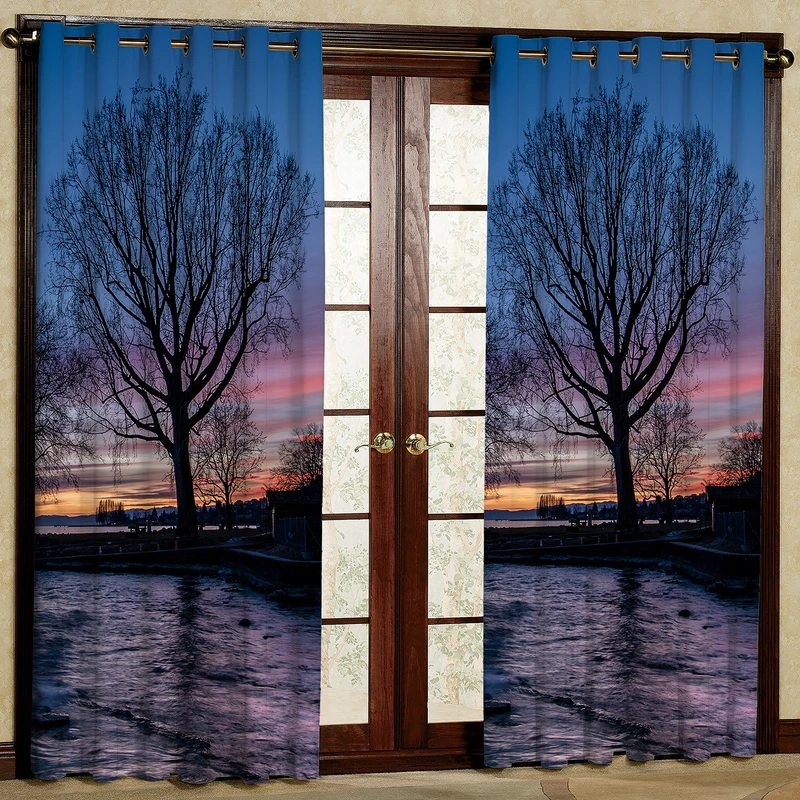 پرده مدل  هازان پانچی کد 4867 سایز 140x200 سانتی متر