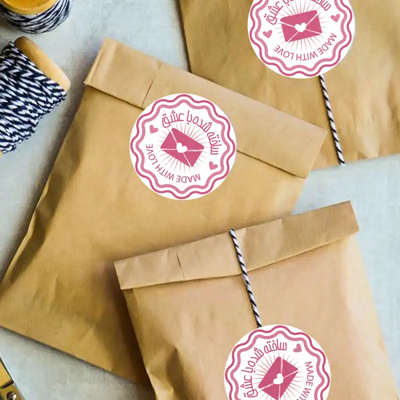 برچسب میو استیکر مدل تشکر از مشتری کد TC09 بسته 24 عددی