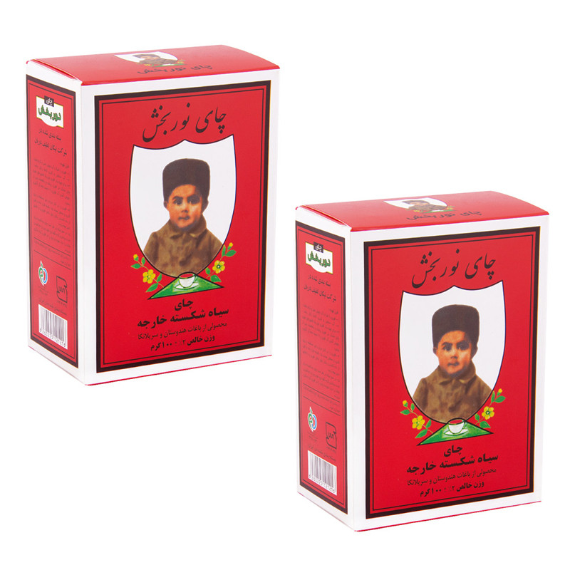 چای سیاه شکسته خارجه نوربخش - 100 گرم مجموعه 2 عددی