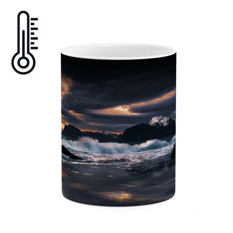 ماگ حرارتی کاکتی مدل منظره کد mgh16852