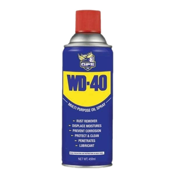 اسپری روان کننده جی پی 5 مدل WD-40 حجم 450 میلی لیتر بسته 5 عددی