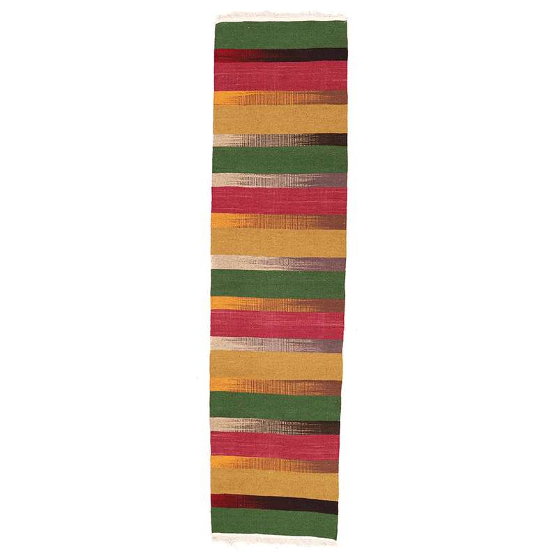 گلیم دستبافت کناره طول 2 متر مدل نایین کد 140814