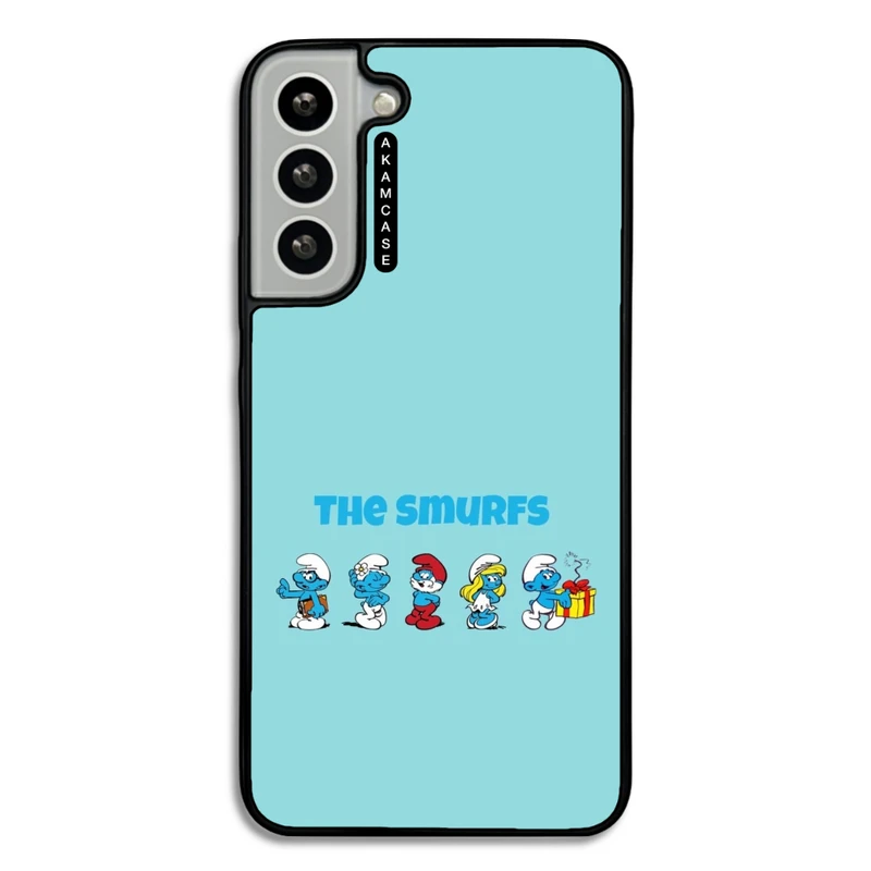 کاور آکام مدل AMC-WSGS22P-SMURFS-22 مناسب برای گوشی موبایل سامسونگ Galaxy S22 Plus