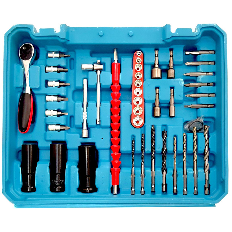 آچار بکس شارژی ماکیتا مدل 198v مجموعه 45 عددی