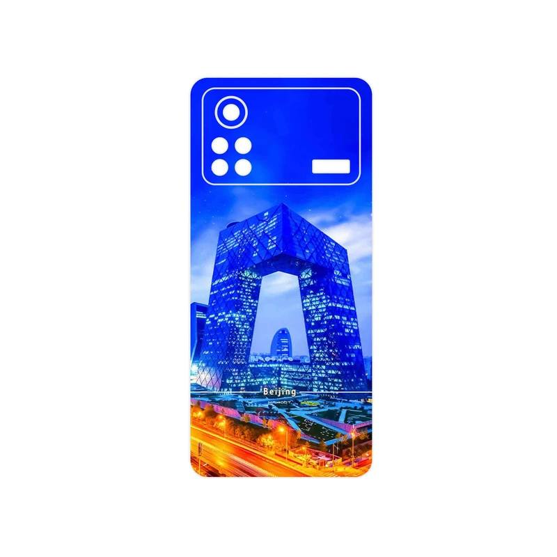 برچسب پوششی ماهوت مدل Beijing city مناسب برای گوشی موبایل شیائومی Poco X4 Pro 5G