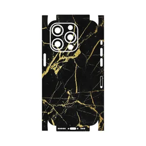 MAHOOT Graphite_Gold_Marble-FullSkin Cover Sticker for Apple iPhone 14 Pro