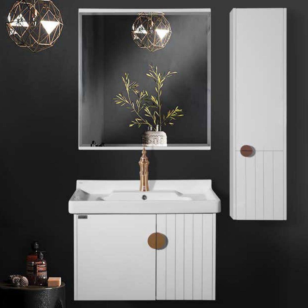 ست کابینت و روشویی مدل i2 همراه آینه و باکس