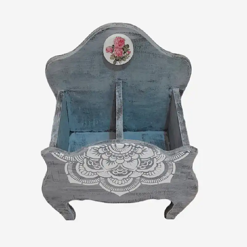 استند لوازم آرایشی مدل پتینه zhw21 مجموعه دوعددی