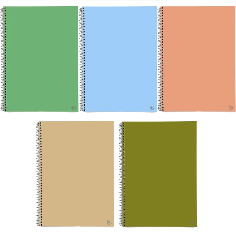 دفتر مشق 50 برگ مدوپد طرح ساده کد BD10169 مجموعه 5 عددی