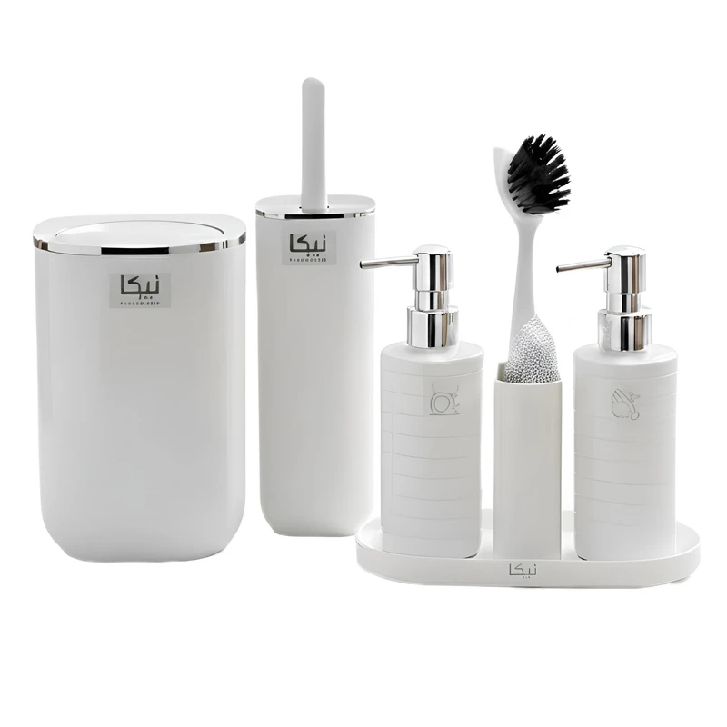 ست سرویس بهداشتی 6 تکه مدل نیکا