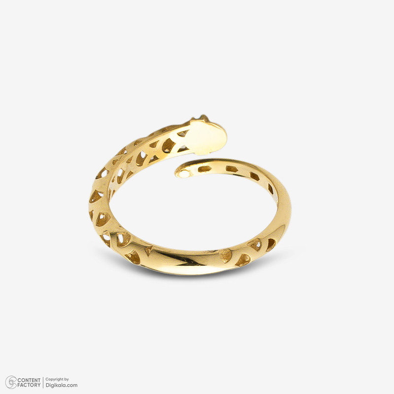 انگشتر طلا 18 عیار زنانه جواهری راز مدل R249-3  - 4