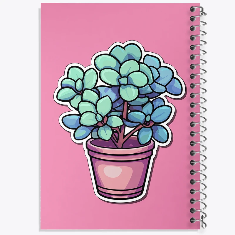 دفتر لیست خرید 50 برگ خندالو طرح گل و گیاه کد 36611