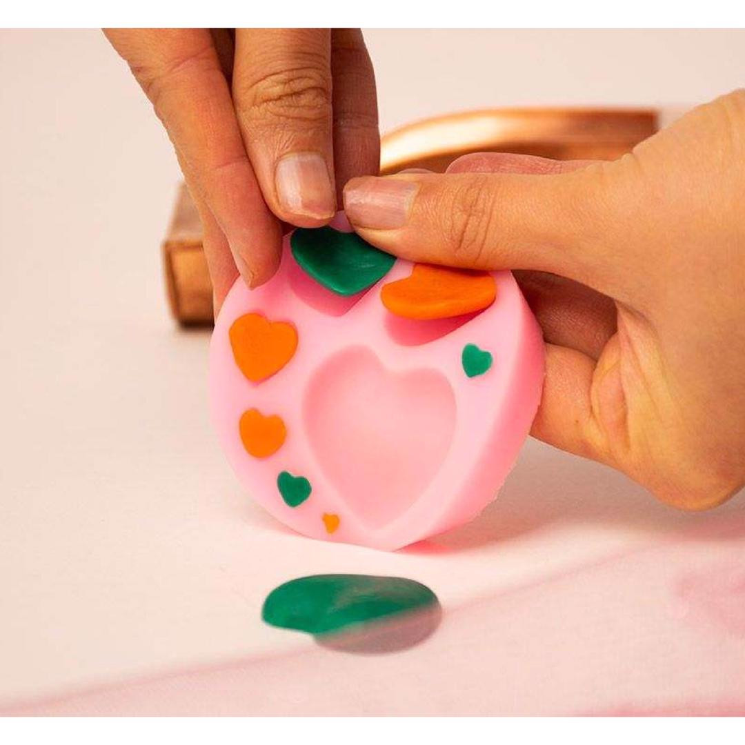 قالب شکلات مدل مالد فوندانت طرح مولد قلب کد B1