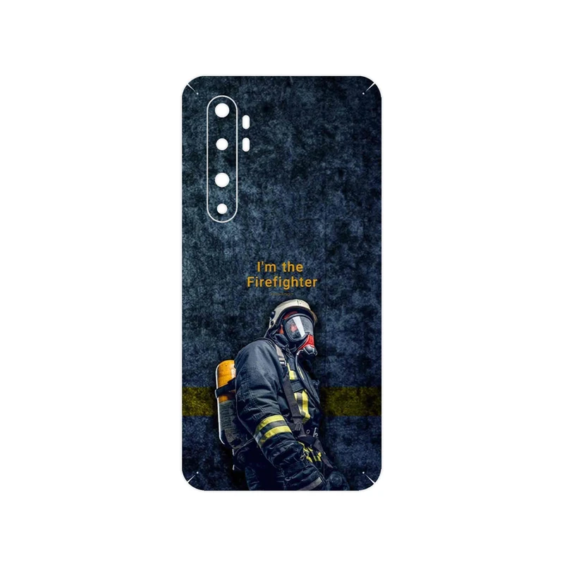 برچسب پوششی ماهوت مدل Firefighter مناسب برای گوشی موبایل شیائومی Mi Note 10 Lite