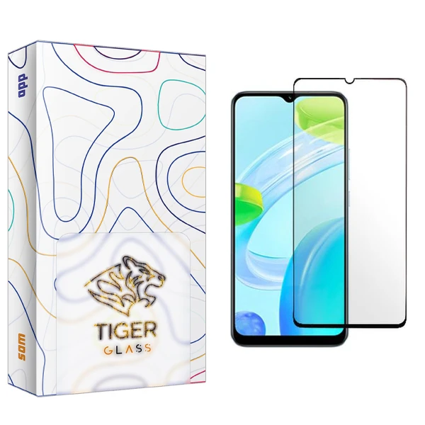محافظ صفحه نمایش شیشه ای تایگر گلس مدل SAM مناسب برای گوشی موبایل ریلمی C30