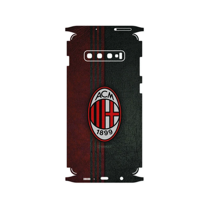 برچسب پوششی ماهوت مدل AC-Milan-FC-FullSkin مناسب برای گوشی موبایل سامسونگ Galaxy S10 Plus