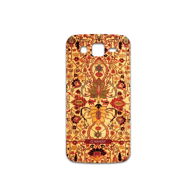 برچسب پوششی ماهوت مدل Persian-Carpet-Yellow مناسب برای گوشی موبایل سامسونگ Galaxy Grand 2