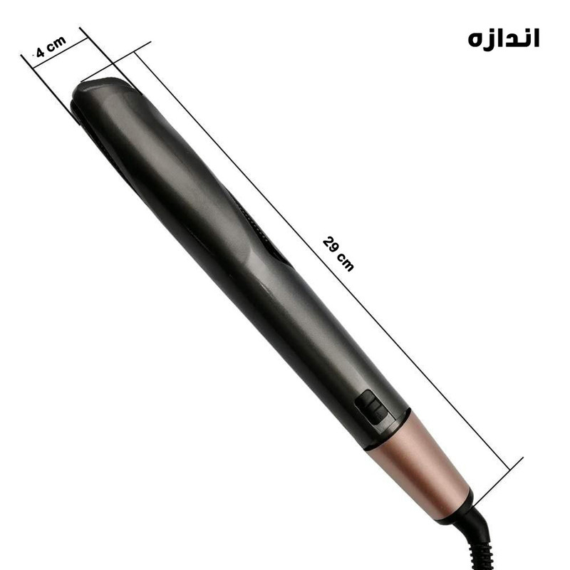 اتو و حالت دهنده ی مو مدل 2in1