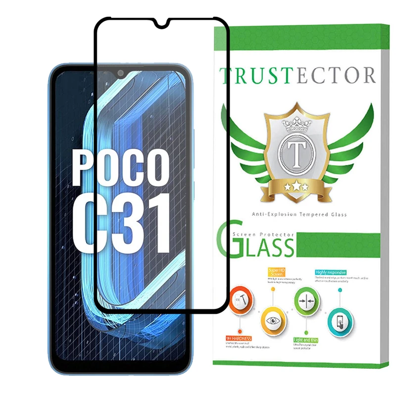 محافظ صفحه نمایش سرامیکی مات تراستکتور مدل MCERAMT مناسب برای گوشی موبایل شیائومی Poco C31