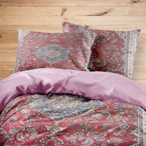 سرویس روتختی مدوپد طرح فرش همدان مدل C-Hamedan10 یک نفره 4 تکه