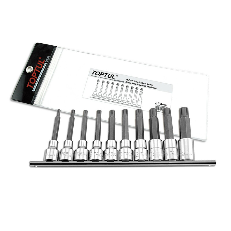 آچار بکس هزار خار ریلی تاپ تول مدل GAAG1003 مجموعه 10 عددی