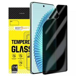 محافظ صفحه نمایش حریم شخصی بادیگارد مدل HydroGel مناسب برای گوشی موبایل آنر X9b