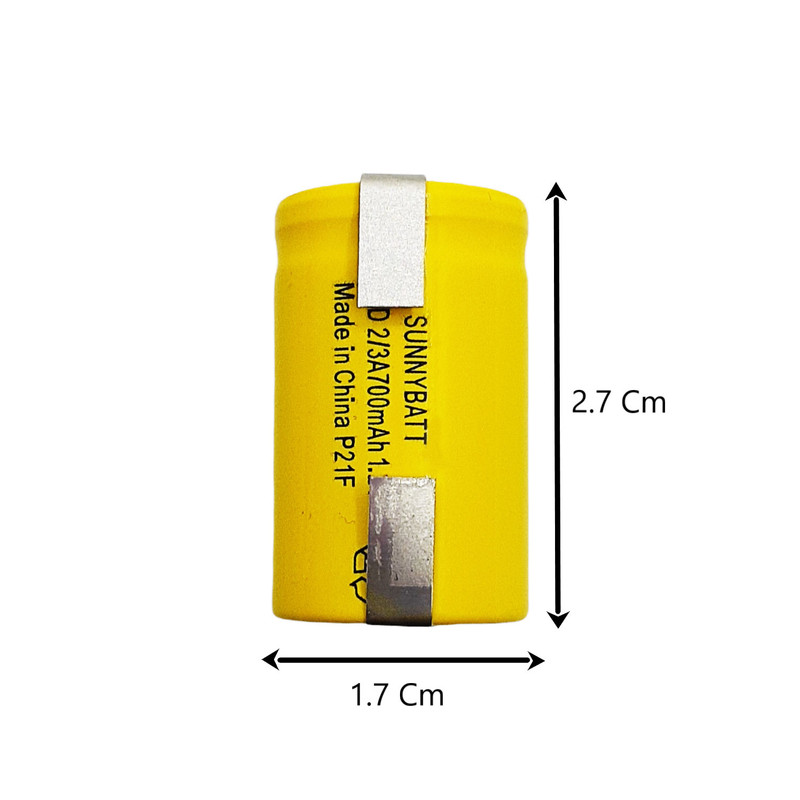 باتری C سانی‌ بت مدل 2/3 700h 1.2V بسته سه عددی 2