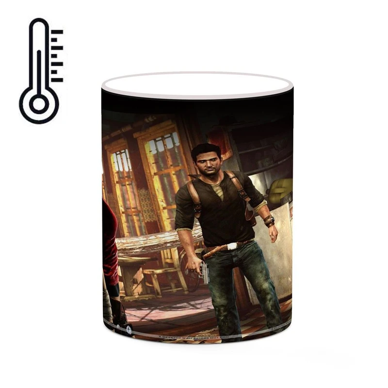 ماگ حرارتی کاکتی مدل بازی آنچارتد Uncharted 2 Among Thieves کد mgh31250