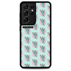 AKAM AMC-WSGS21U-CACTUS-46 Cover For Samsung Galaxy S21 Ultra