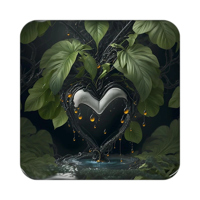 زیر لیوانی کاکتی مدل عاشقانه کد mp12841