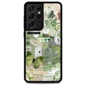 AKAM AMC-WSGS21U-GREEN-12 Cover For Samsung Galaxy S21 Ultra