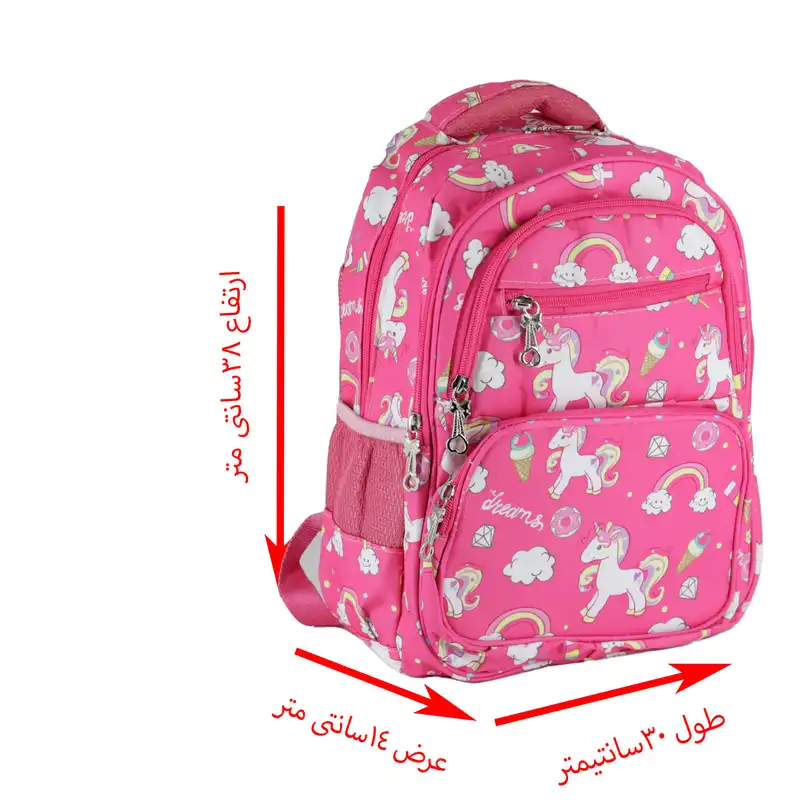کوله پشتی طرح یونیکورن کد bbb3
