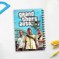 دفتر مشق 60 برگ طرح GTA کد D-901