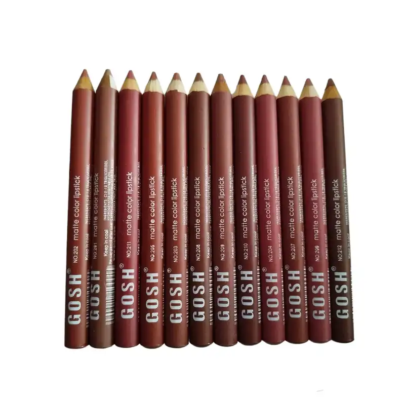 رژ لب مدادی گاش مدل mahs بسته 12 عددی