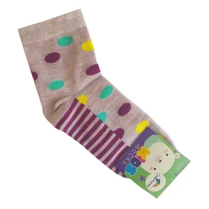 جوراب دخترانه کالر فورمز مدل توپی کد B04