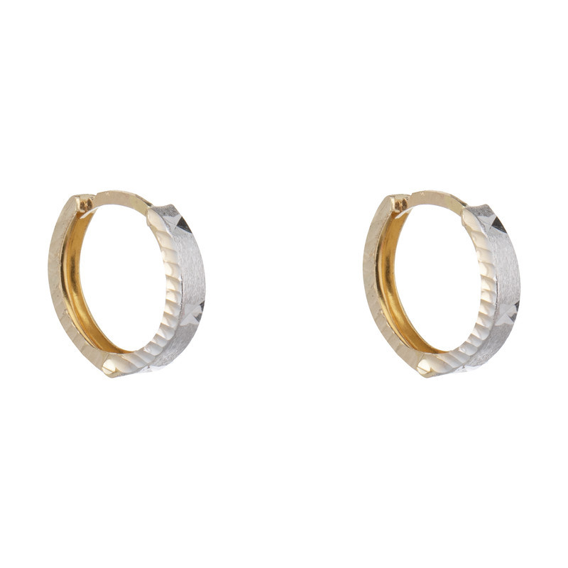 گوشواره طلا 18 عیار زنانه دوست خوب مدل dk596 - 5