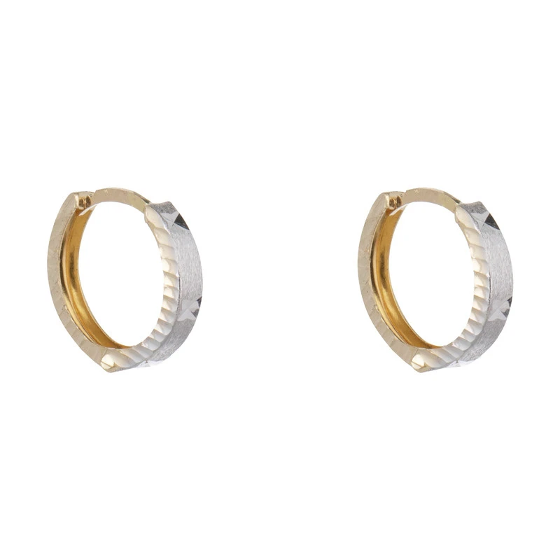 گوشواره طلا 18 عیار زنانه دوست خوب مدل dk596