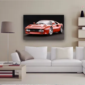 پوستر مدل فراری قرمزکلاسیک 1985 GTO کد 1069