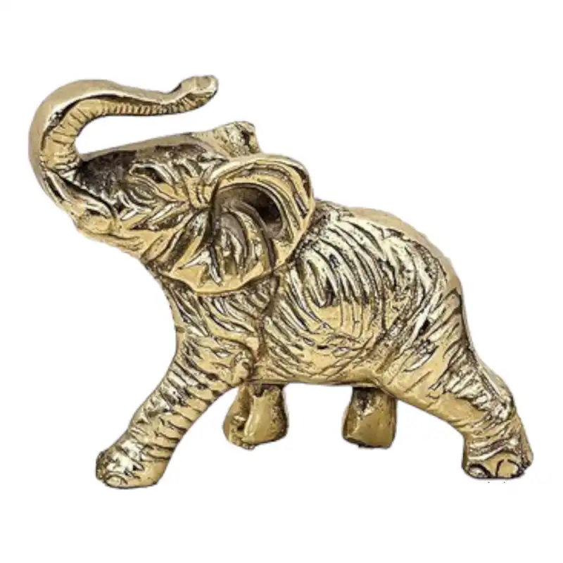 مجسمه برنجی مدل فیل بازیگوش کد H-2070