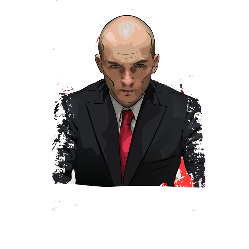 استیکر لپ تاپ و موبایل مدل بازی طزح هیتمن مامور 47 Hitman agent 47 کد 4506