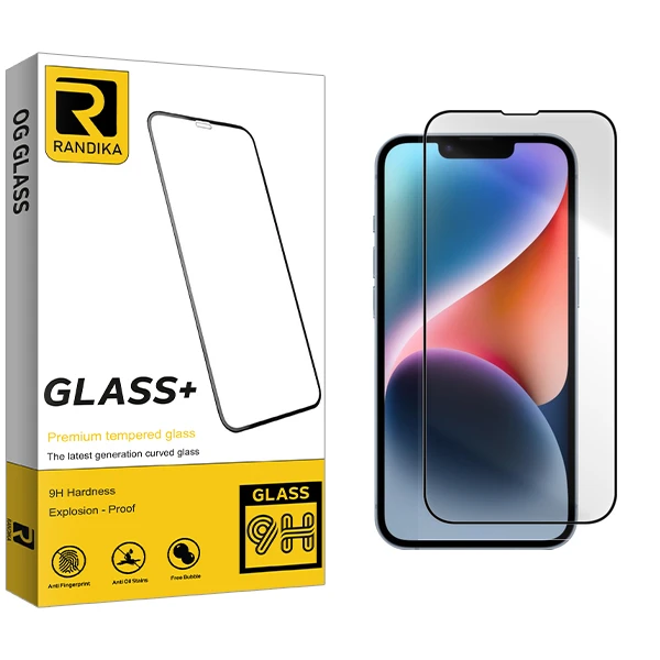محافظ صفحه نمایش شیشه ای راندیکا مدل Ra مناسب برای گوشی موبایل اپل iPhone 14 plus