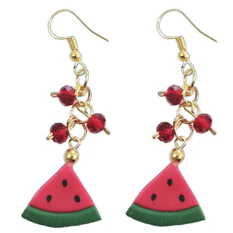 گوشواره دخترانه مدل هندوانه