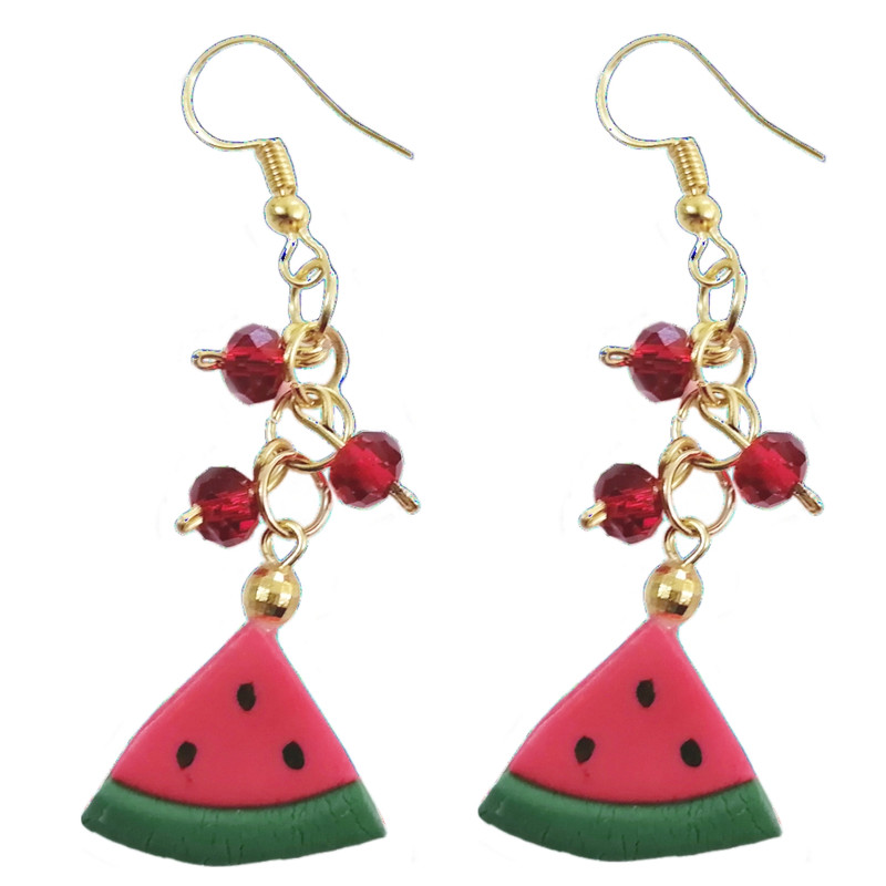 گوشواره دخترانه مدل هندوانه