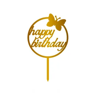  تاپر کیک تولد مدل happy birthday کد H27