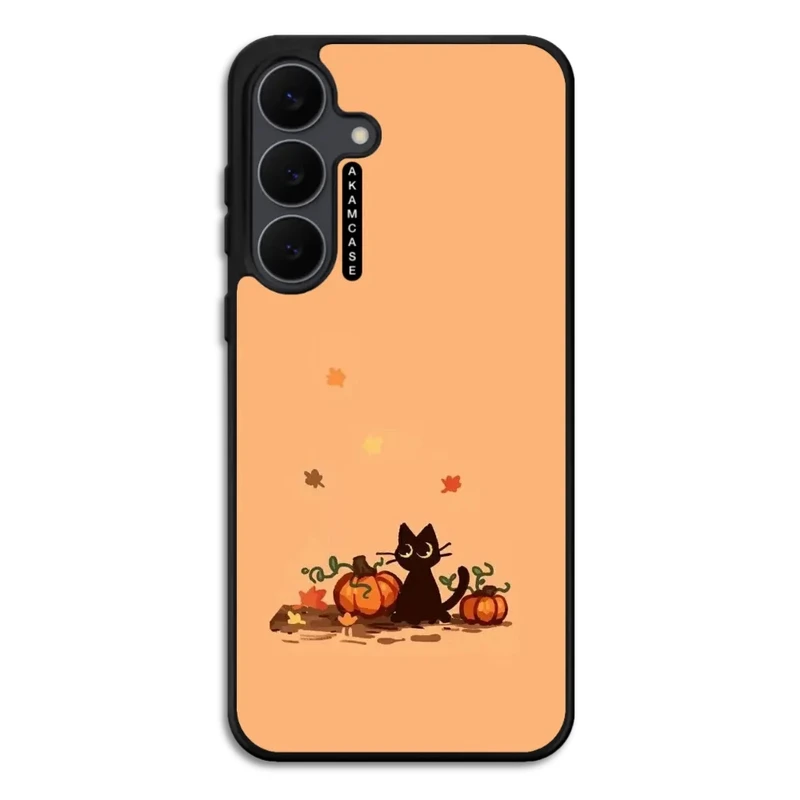 کاور آکام مدل AMC-WSGS25FE-PUMPKIN-1 مناسب برای گوشی موبایل سامسونگ Galaxy S25 FE