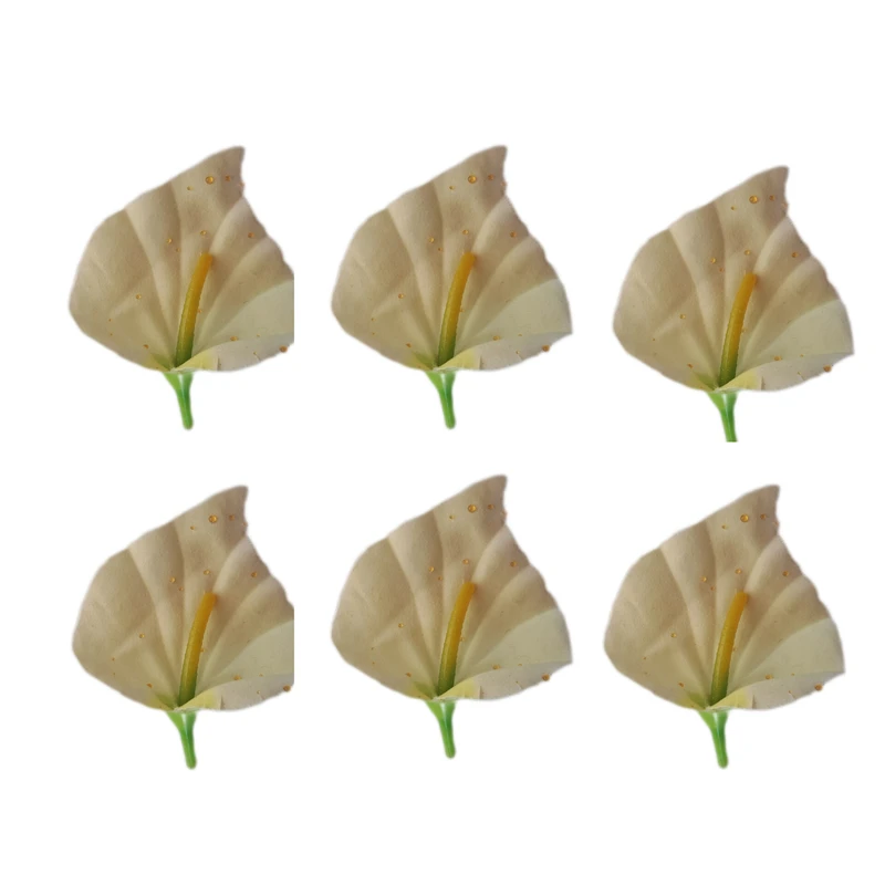 گل مصنوعی مدل اشکی مجموعه ۶ عددی