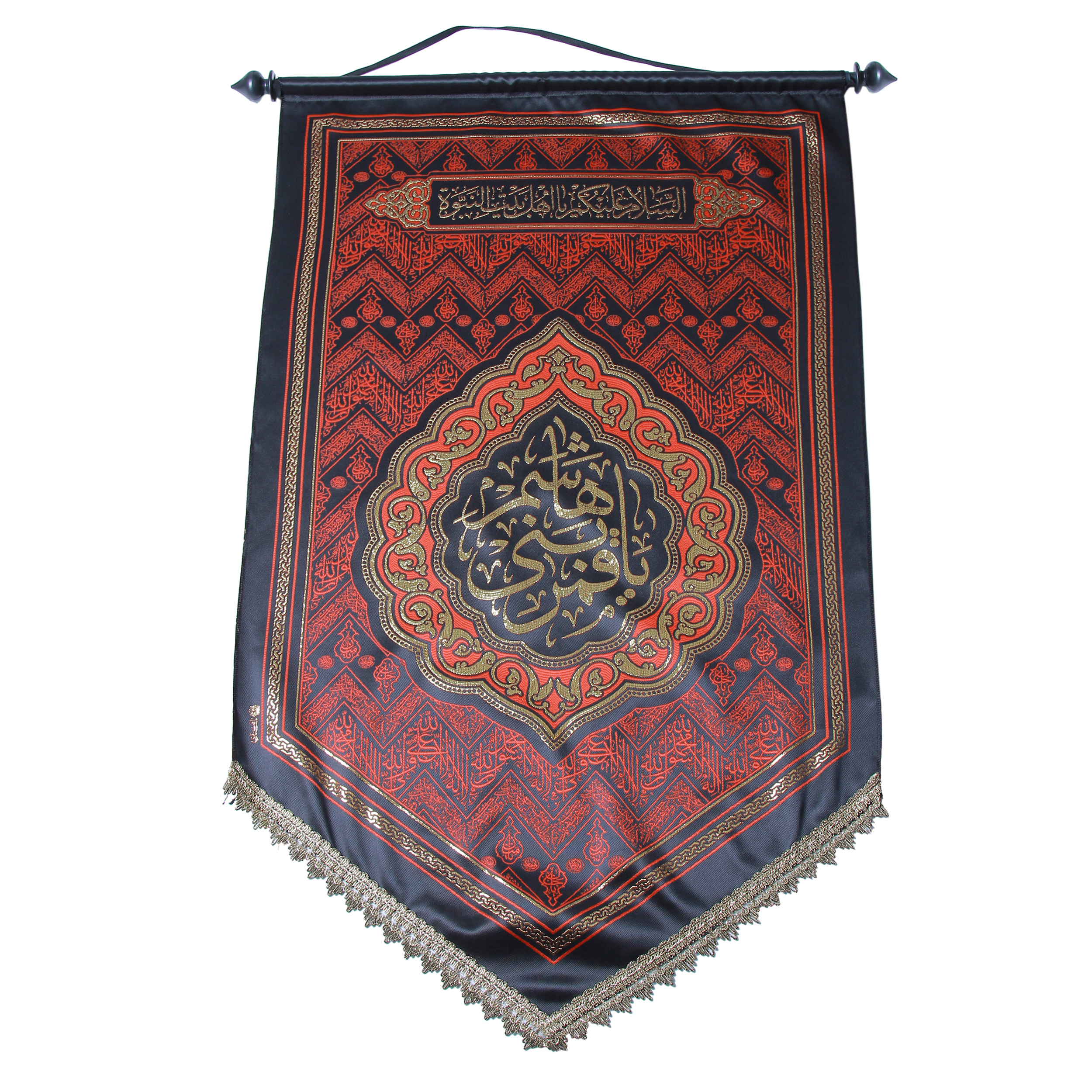    پرچم بازرگانی میلادی طرح یا قمربنی هاشم کد PAR-124